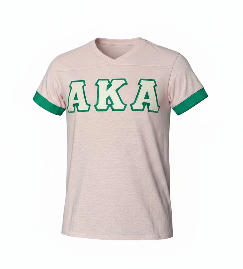 Alpha Kappa Alpha® Varsity Tee – Pink AKA Edition