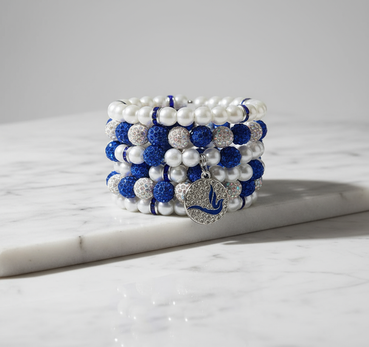 Zeta Phi Beta® Dove Coil Charm Bracelet