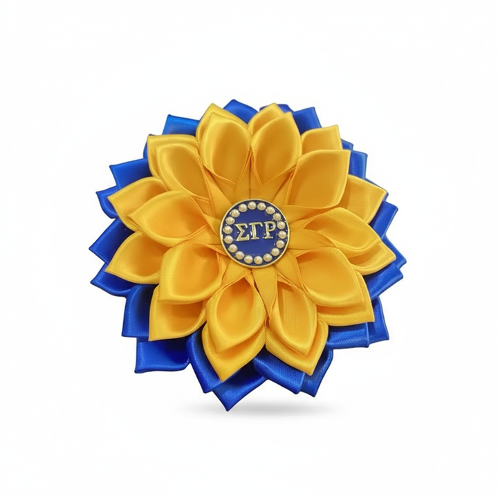 Sigma Gamma Rho® Royal Flower Brooch Pin