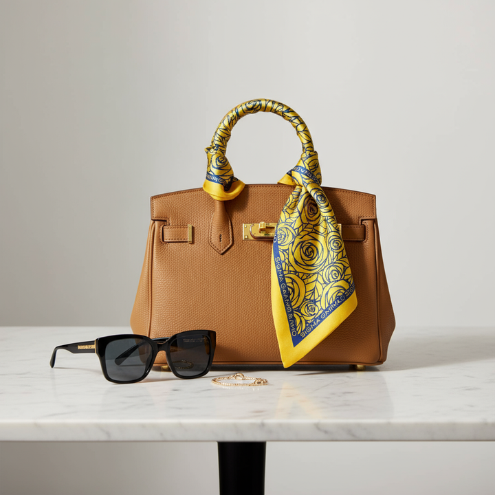 Sigma Gamma Rho® Floral Scarf – Timeless, Elegant, Empowered