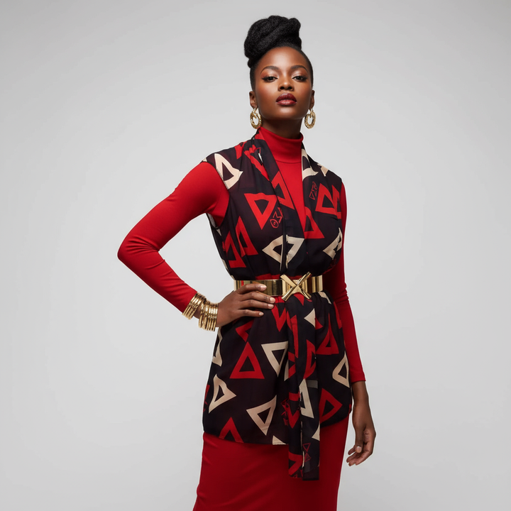 "She" Convertible Scarf Vest – Delta Sigma Theta® Edition
