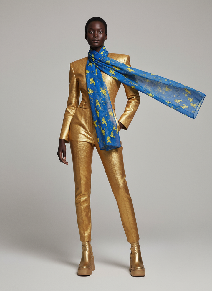 Sigma Gamma Rho® Poodle Print Scarf