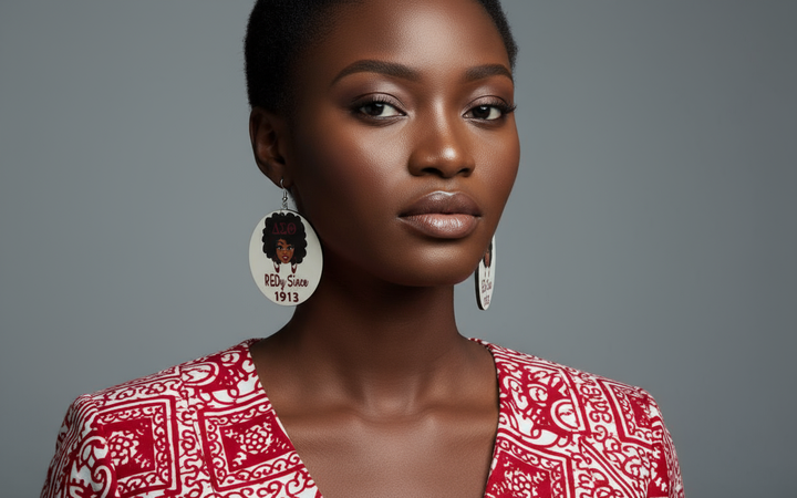 Delta Sigma Theta® “REDy Since 1913” Earrings