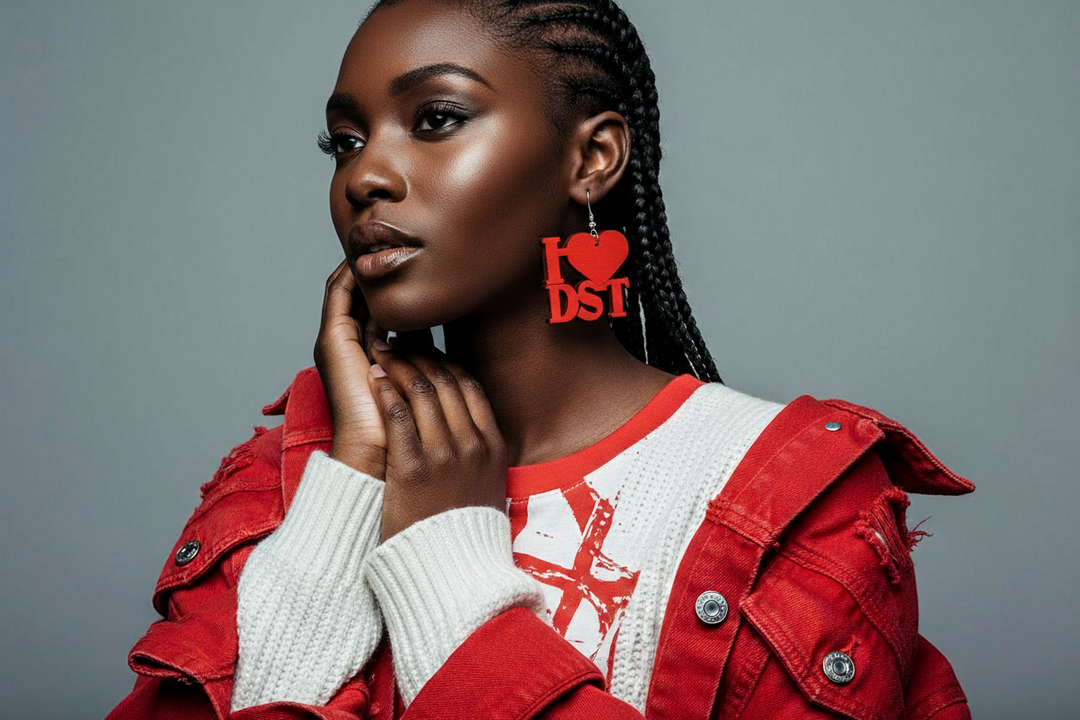 Delta Sigma Theta® “I ❤️ DST” Earrings