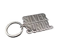 AKA Silver Soror Keychain