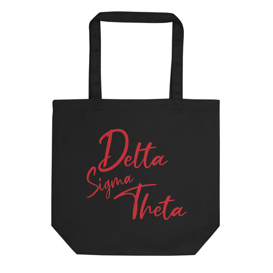 Delta Script Tote Bag