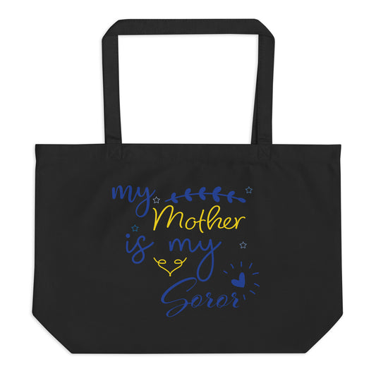 Sigma Gamma Rho Mother Soror Large organic tote bag