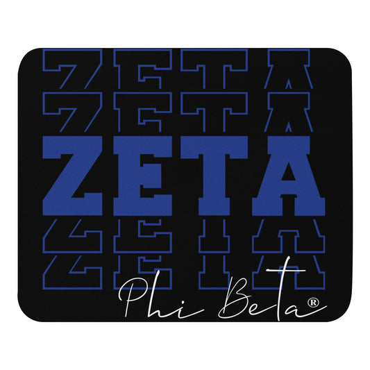 Zeta Phi Beta Echo Series Sorority Mouse pad