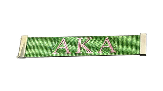 Alpha Kappa Alpha Bling Bracelet
