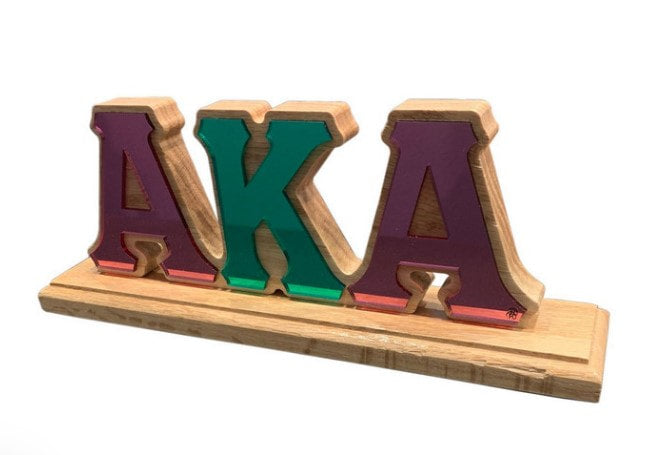 Alpha Kappa Alpha Desktop Letters