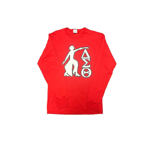 Delta T- Shirt - Fortitude, Long Sleeve, Red