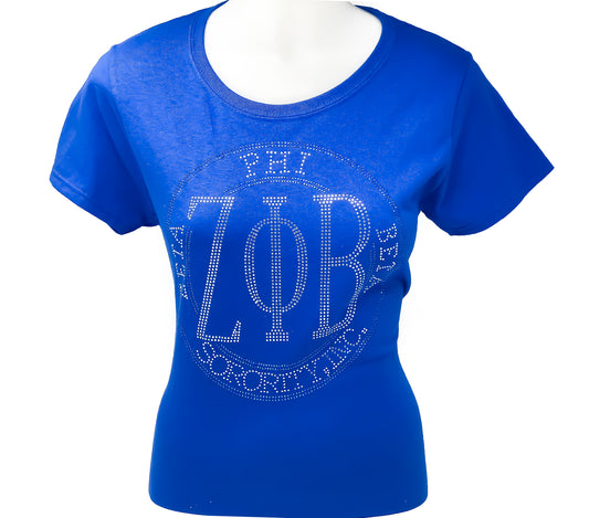Zeta T-Shirt - Bling, Blue