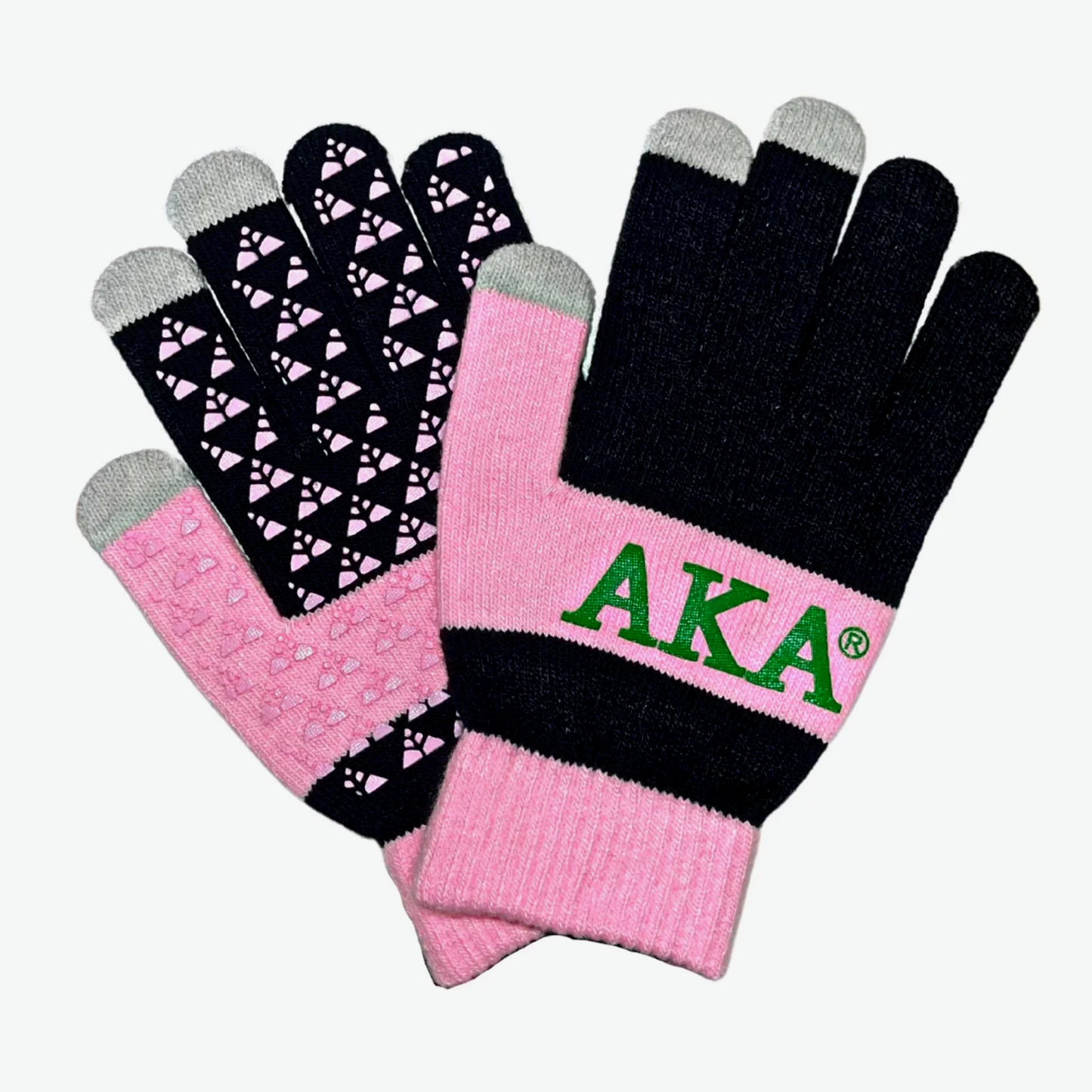 Alpha Kappa Alpha Gloves - Knit Texting Gloves