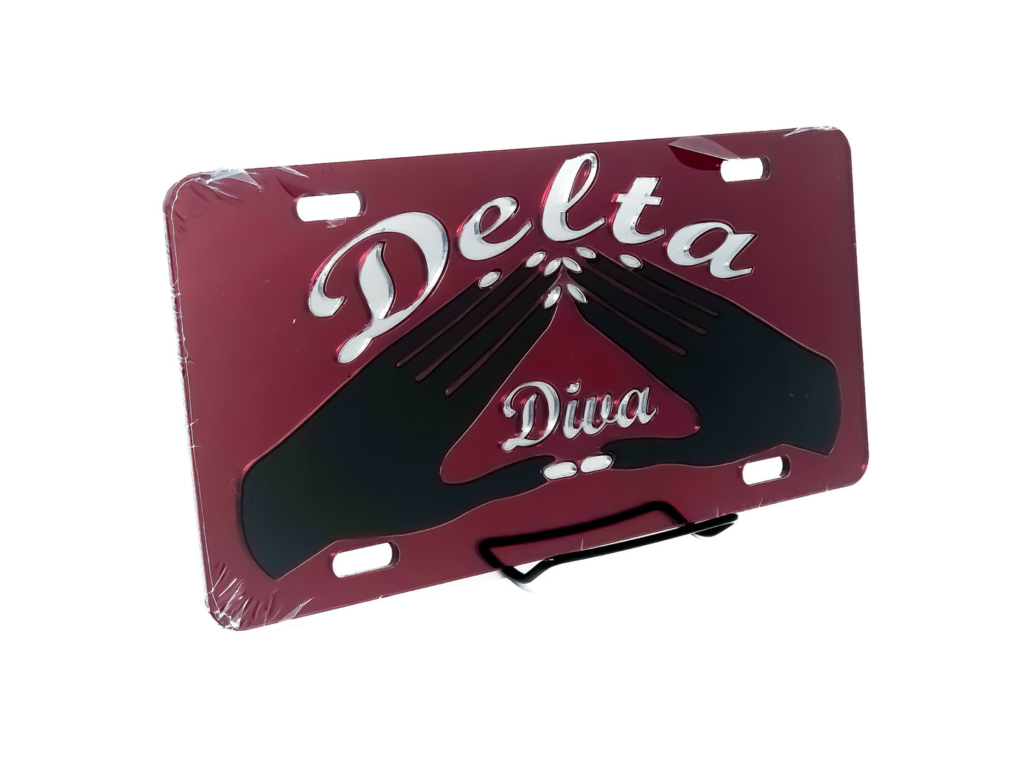 Delta Car Tag - Pyramid Hand
