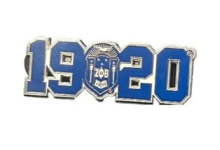 Zeta Pins - 19 Crest 20, perfect sorority and fraternity paraphernalia for Greek gear enthusiasts.