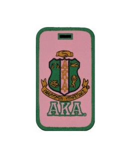 Alpha Kappa Alpha Luggage Tag - Shield
