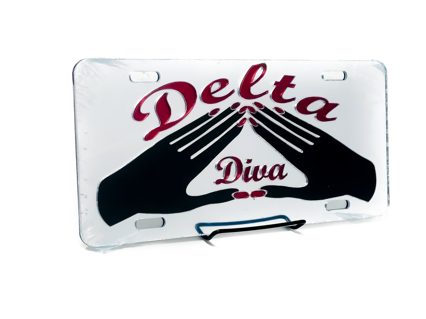 Delta Car Tag - Pyramid Hand