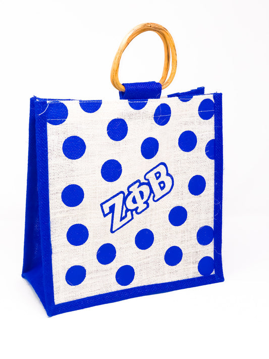 Zeta Bag - Burlap Tote Bags