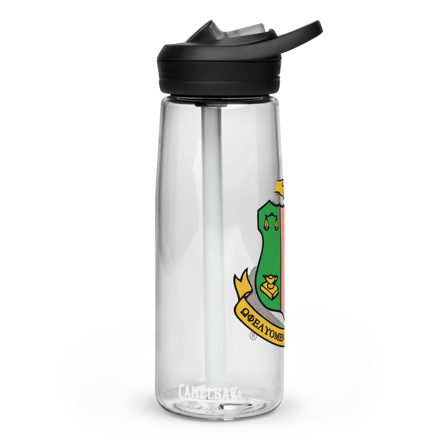 Alpha Kappa Alpha Crest Sports water bottle