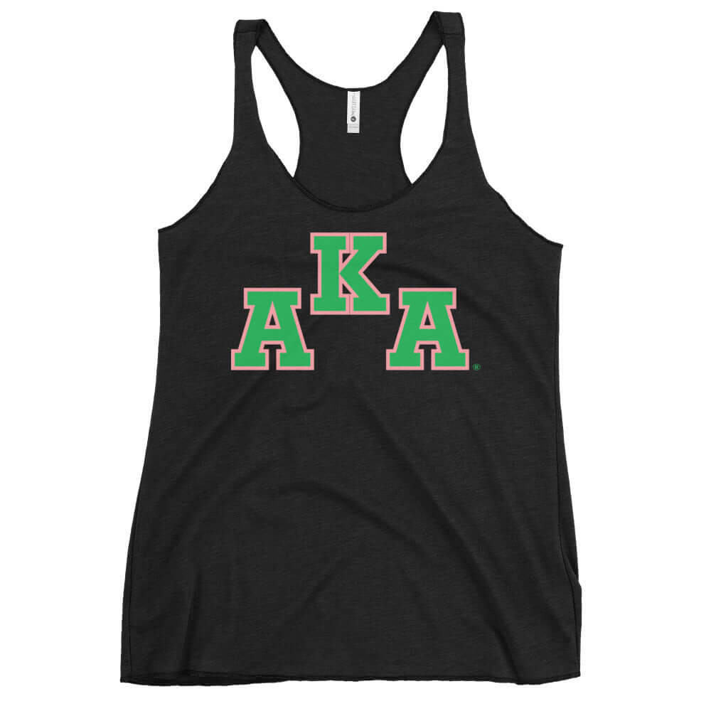 AKA Racerback Tank - Show Your Sorority Pride