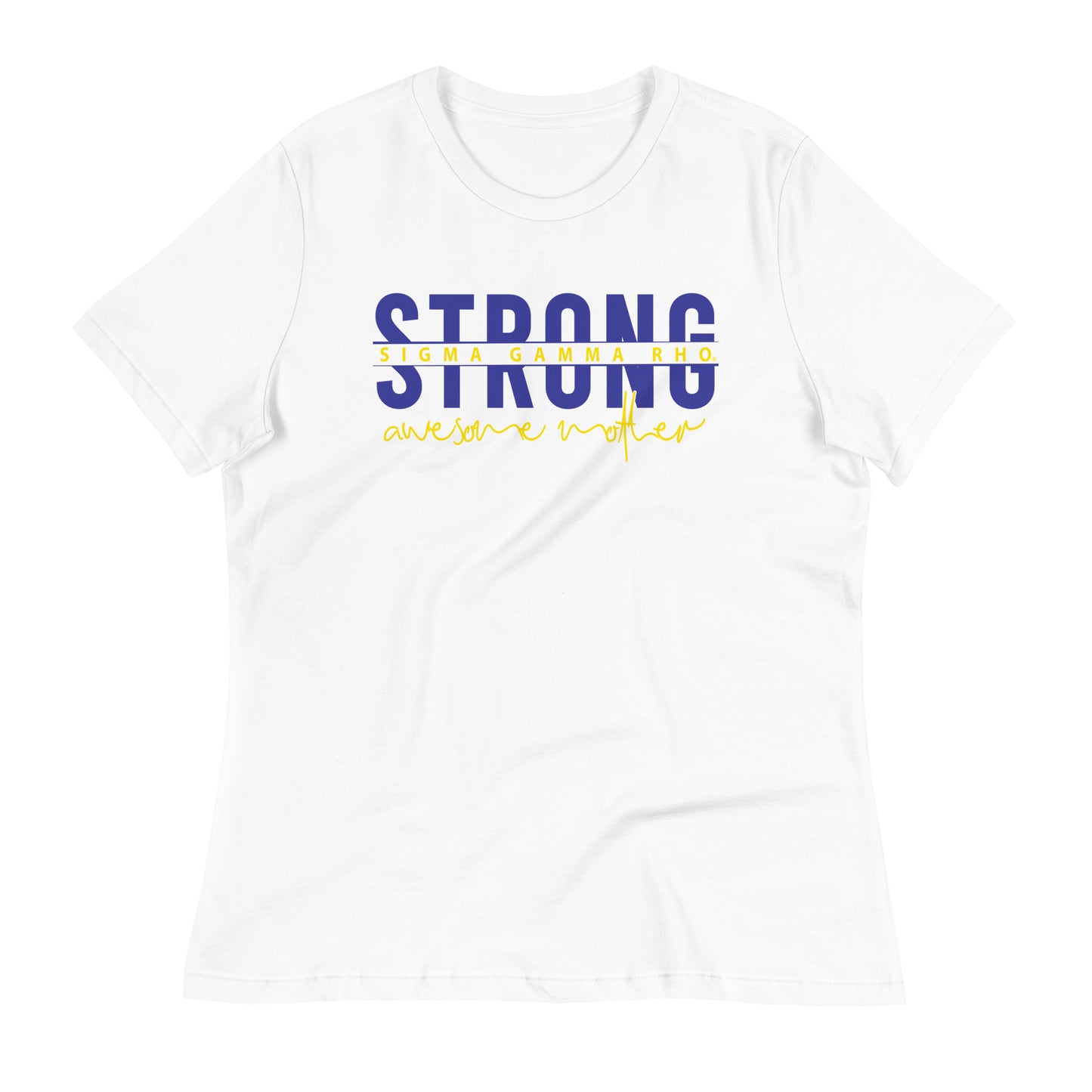 Sigma Gamma Rho Strong Awesome Mom T-Shirt