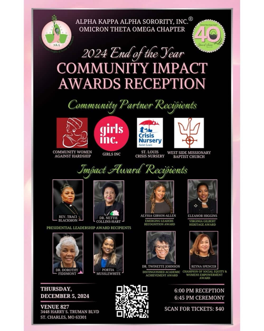AKA Inc. Community Impact Awards - A&W Greek Shop