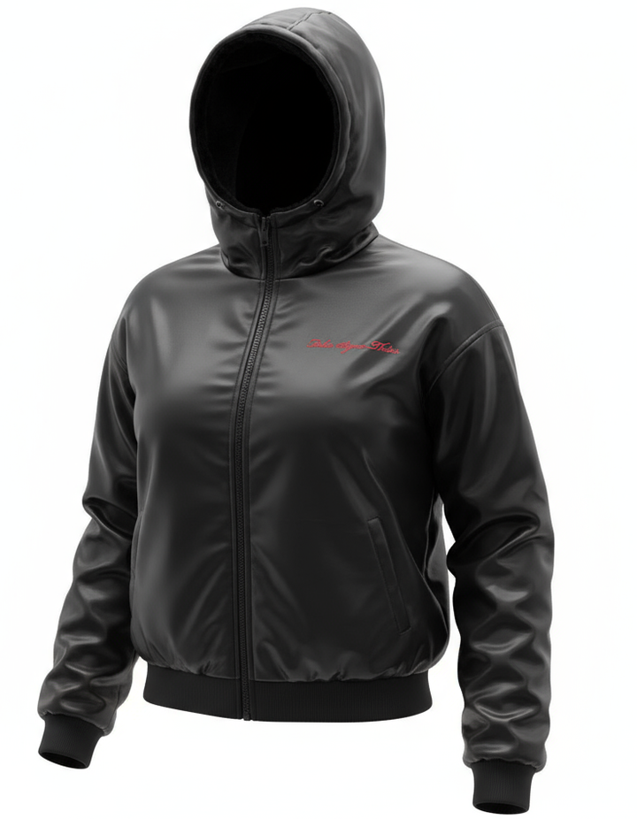 Delta Reversible Satin & Fur Jacket - Delta Sigma Theta Greek product from A&W Greek Shop