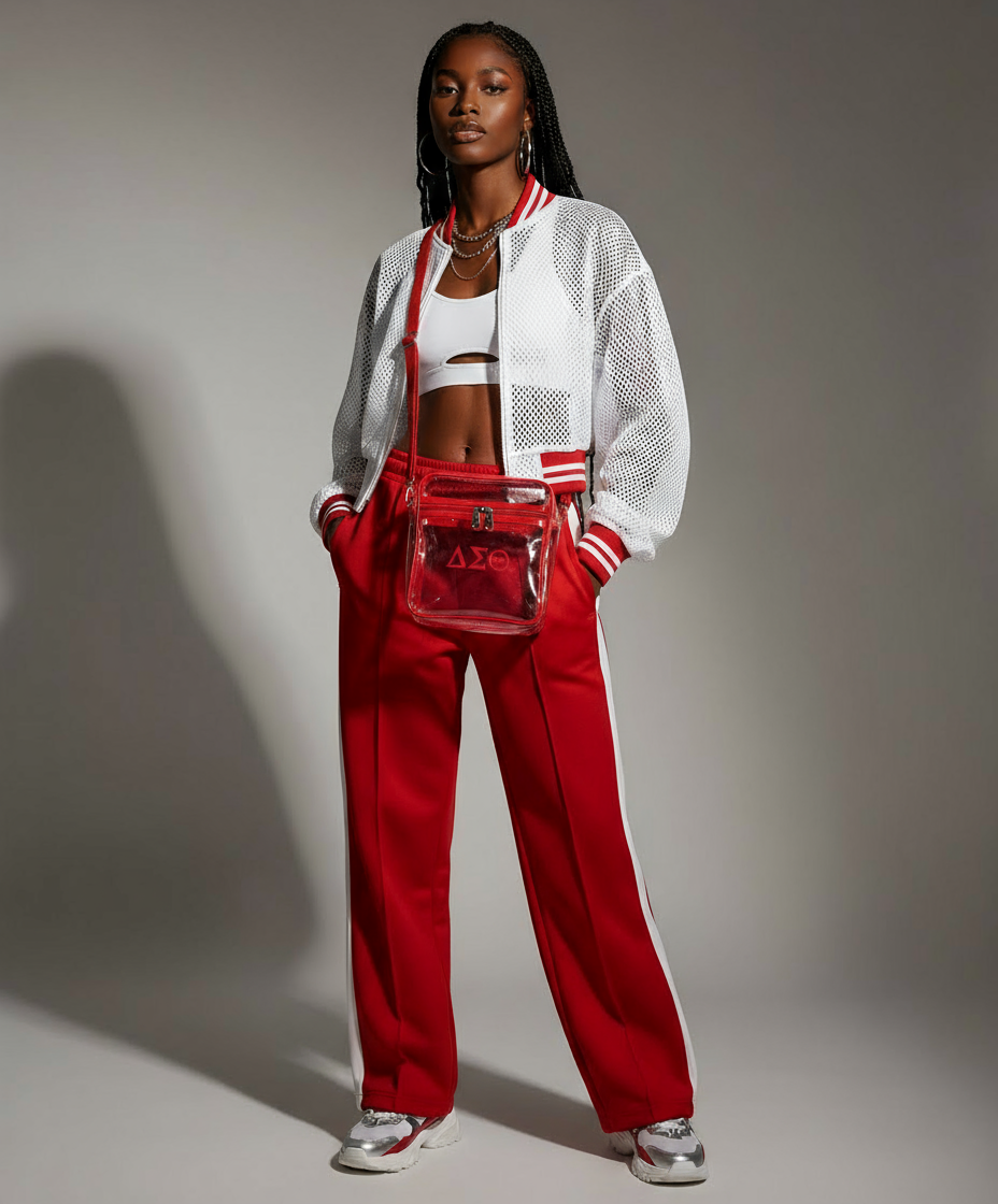 Delta Sigma Theta Clear Stadium Bag