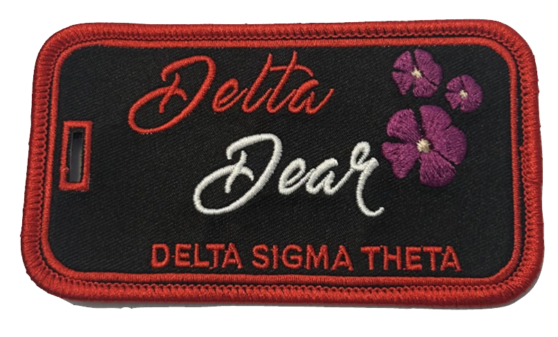 Delta Sigma Theta “Delta Dear” Luggage Tag