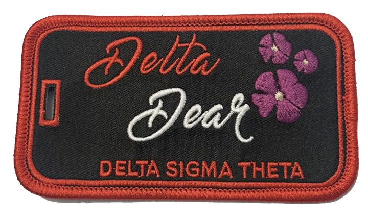 Delta Sigma Theta “Delta Dear” Luggage Tag