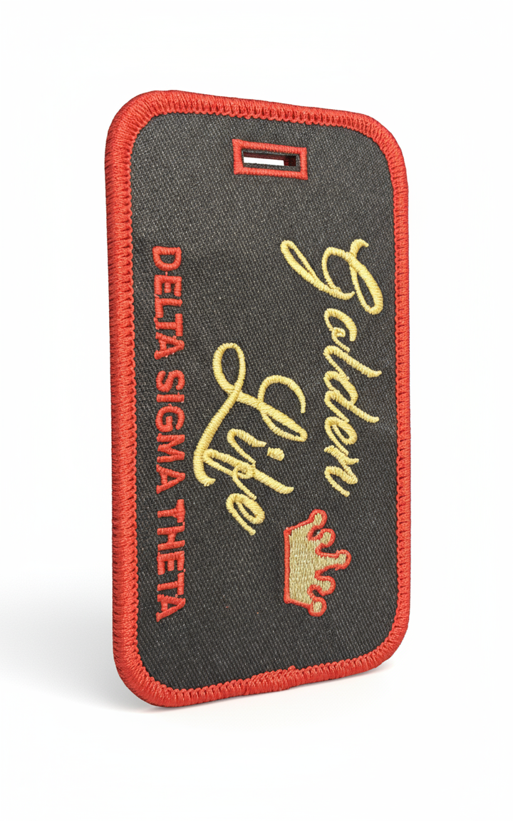 Delta Sigma Theta Golden Life Luggage Tag