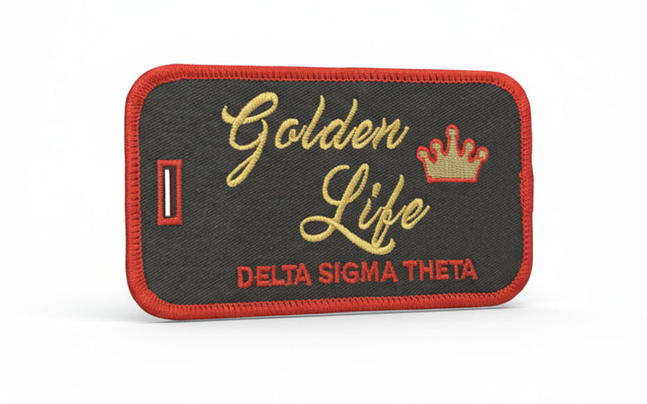 Delta Sigma Theta Golden Life Luggage Tag