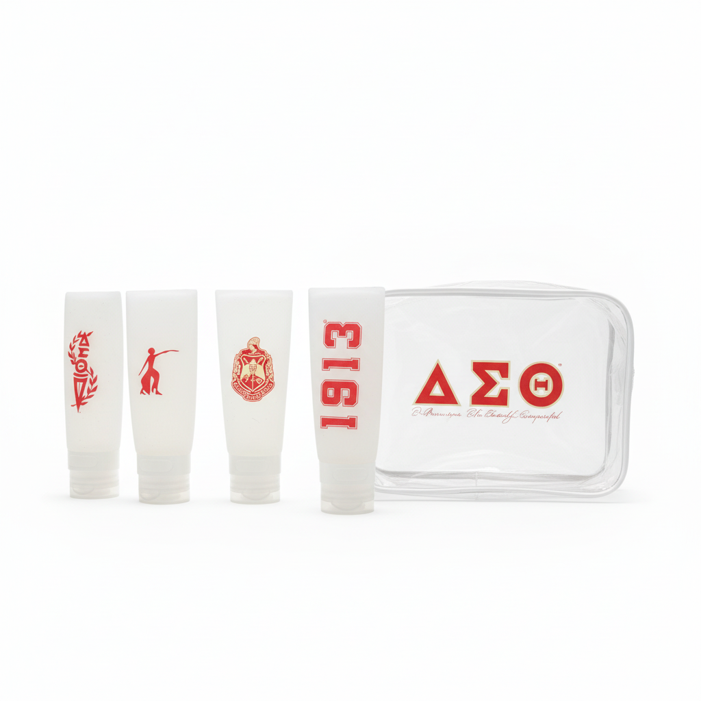 Delta TSA Travel Set - Delta Sigma Theta Greek product from A&W Greek Shop