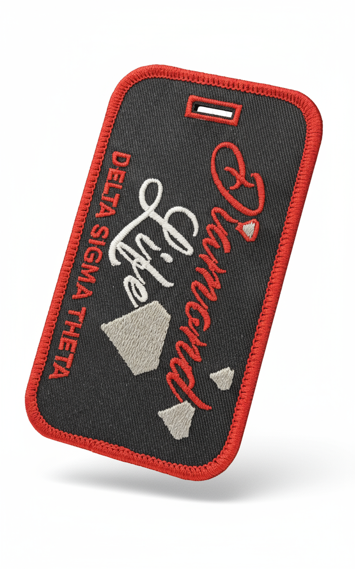 Delta Sigma Theta Diamond Life Luggage Tag