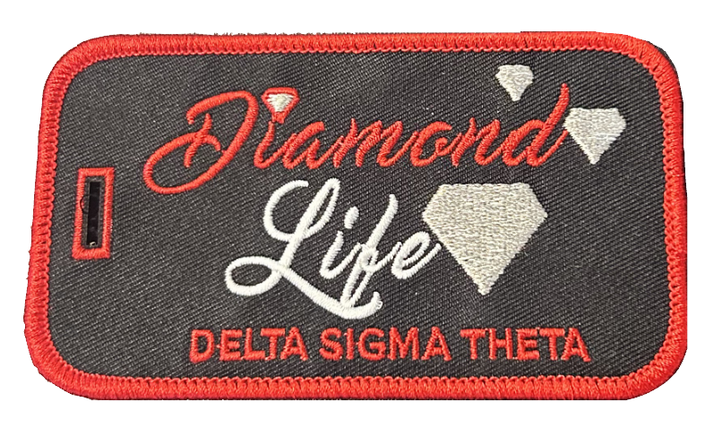 Delta Sigma Theta Diamond Life Luggage Tag