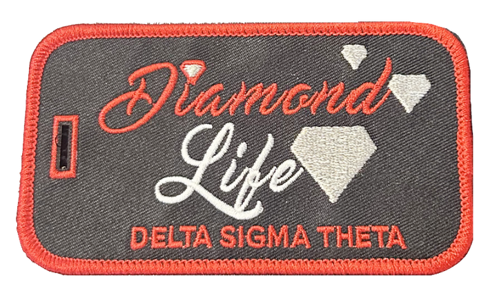 Delta Sigma Theta Diamond Life Luggage Tag