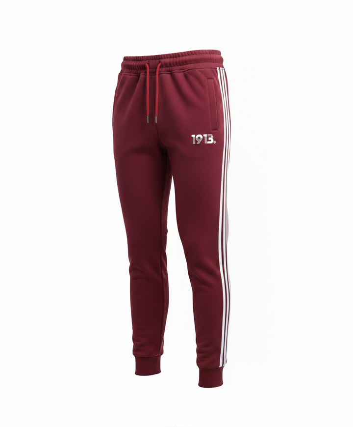Delta Sigma Theta® Line & Luxe Jogger Set – Crimson & Cream