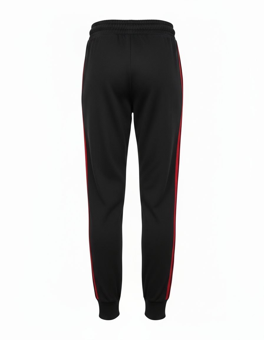 Delta Sigma Theta® Line & Luxe Jogger Set – Black & Crimson