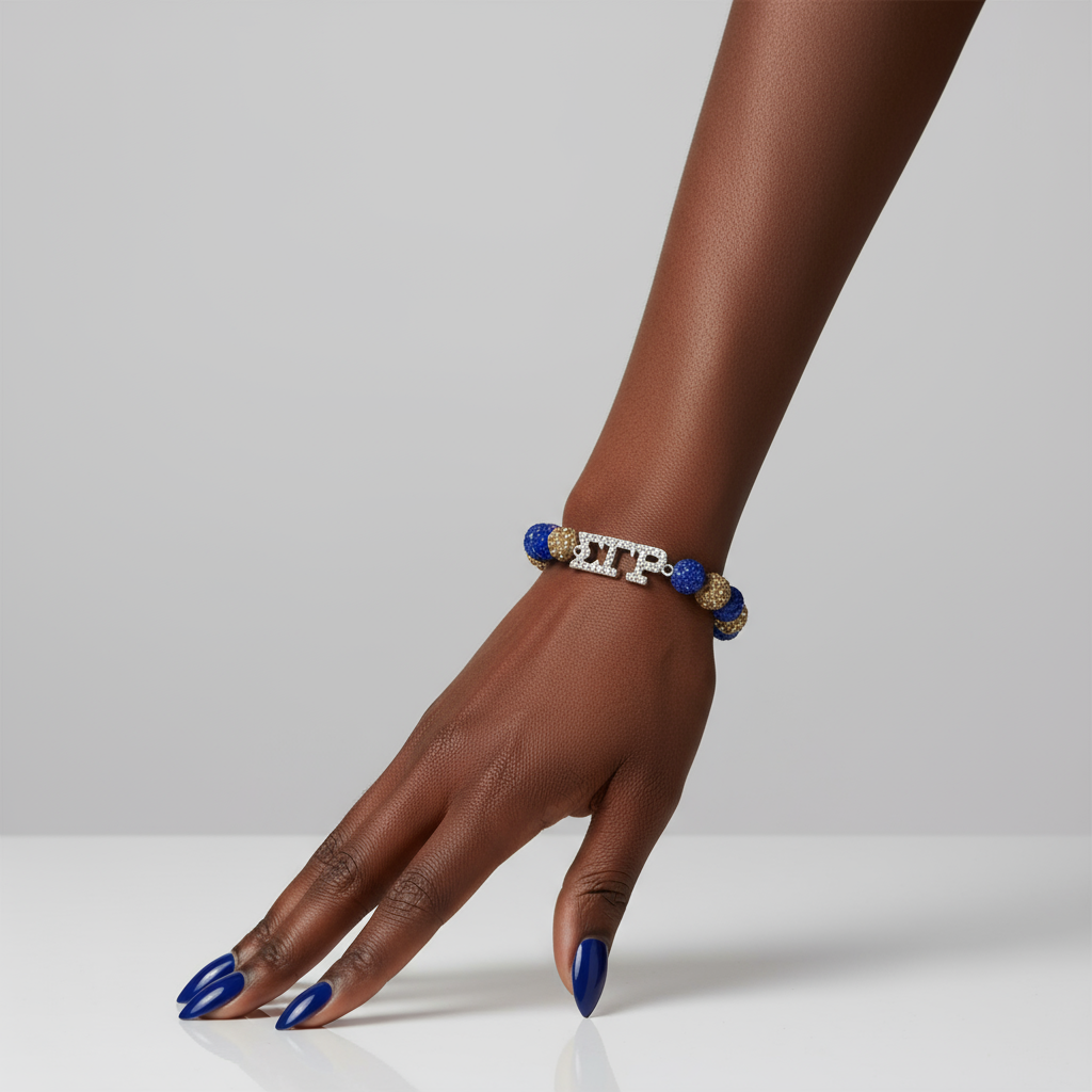 Sigma Gamma Rho® Rhinestone Beaded Bracelet
