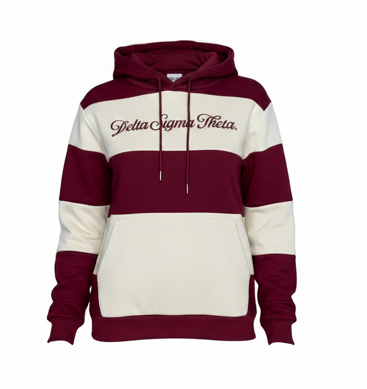Delta Sigma Theta® Sisterhood Jogger + Hoodie Set – Crimson Edition