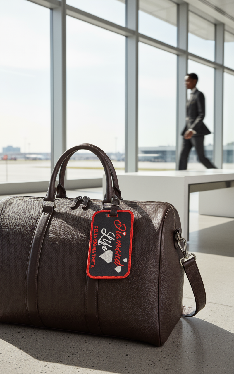 Delta Sigma Theta Diamond Life Luggage Tag