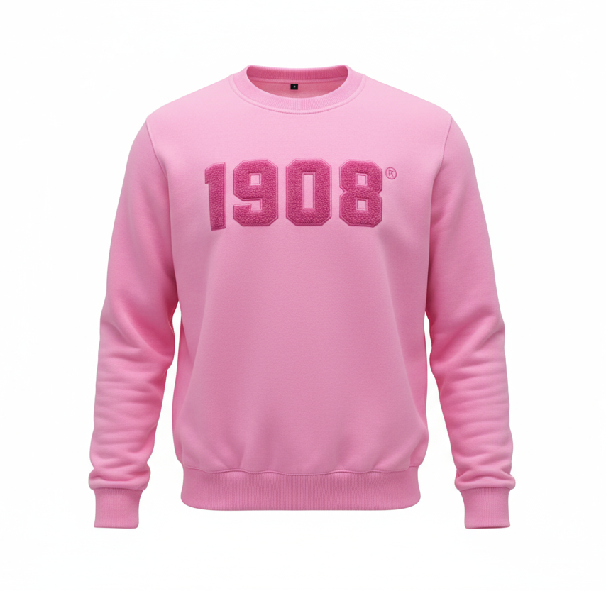 AKA® 1908 Embroidered Crewneck Sweatshirt