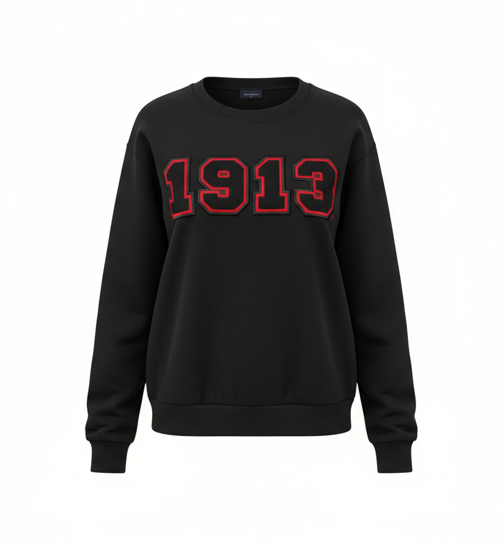 Delta Sigma Theta® 1913 Chenille Crewneck Sweatshirt