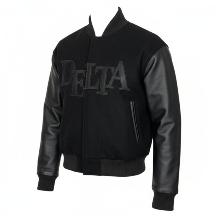 Delta Sigma Theta® BlackOut Leather Jacket