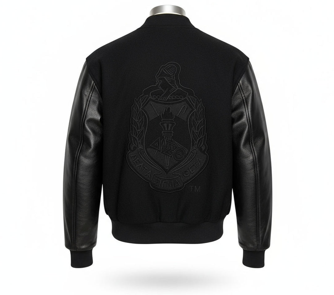 Delta Sigma Theta® BlackOut Leather Jacket