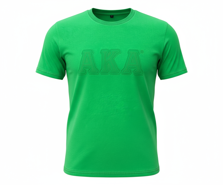AKA® Monochrome Embroidered Tee