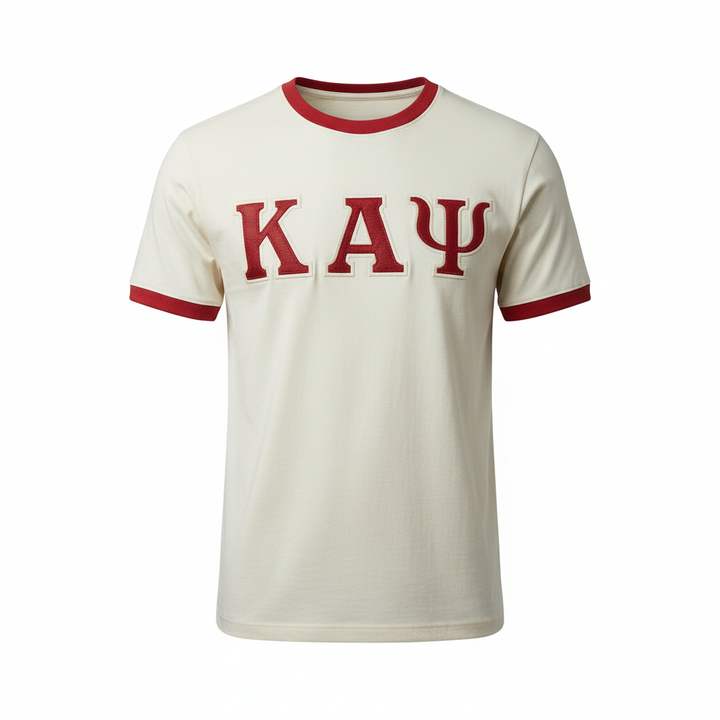 Kappa Alpha Psi Greek Letter Cream T-Shirt