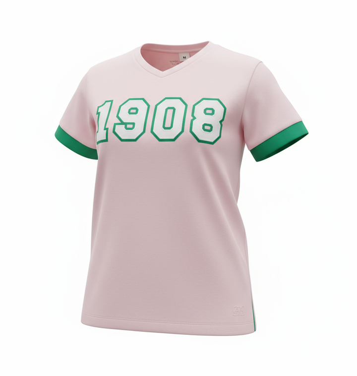 Alpha Kappa Alpha® Pink Varsity Tee