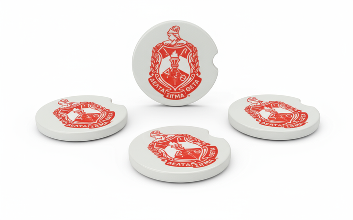 Delta Sigma Theta® Crest Car Coasters (Set of 2)