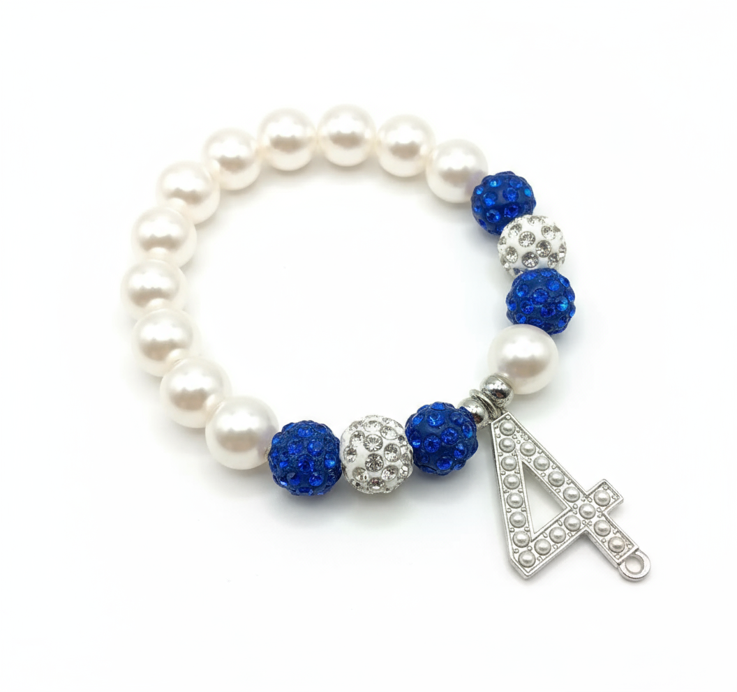 Zeta Phi Beta® Number Charm Beaded Bracelet Collection (1–10)